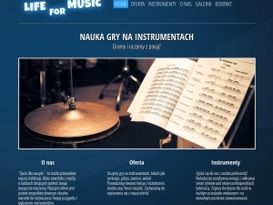 Life For Music - nauka gry na instrumentach.